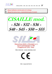 SILLA S32 Manual De Instrucciones Y Mantenimiento