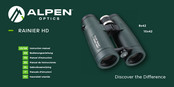 Alpen Optics RAINIER HD 10x42 Manual De Instrucciones