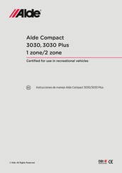 Alde Compact 3030 Plus Instrucciones De Manejo