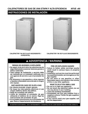 Nortek AFUE +80 SA072C-24B Instrucciones De Instalación