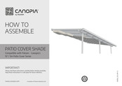 Palram CANOPIA PATIO COVER SHADE Instrucciones De Montaje