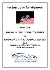 Paragon Vision Sciences CRT Instrucciones