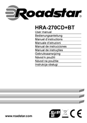 Roadstar HRA-270CD+BT Manual De Instrucciones