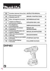 Makita DHP483 Manual De Instrucciones