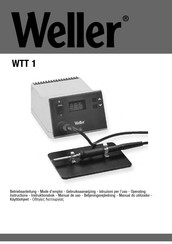 Weller WTT 1 Manual De Uso