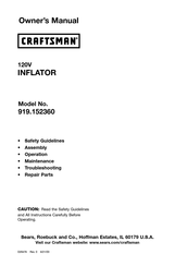 Craftsman 919.152360 Manual Del Propietário