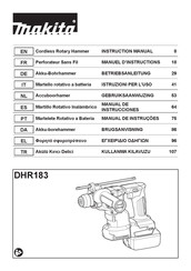 Makita DHR183 Manual De Instrucciones