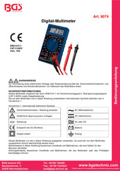 BGS technic 9074 Manual De Instrucciones