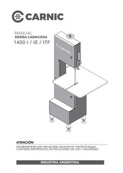 Carnic 1400 I Manual