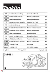 Makita DVP181 Manual De Instrucciones