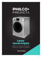 Philco PREDICTA PHLS100X Manual De Usuario, Garantía Y Servicio Técnico Autorizado