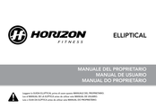 Horizon Fitness ELLIPTICAL Manual De Usuario