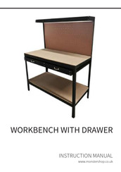 Monster Group WORKBENCH WITH DRAWER Manual De Instrucciones