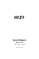 MSI Modern MD271UL Guía De Usuario