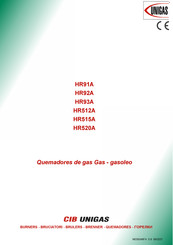 CIB UNIGAS HR512A Manual De Instalación, Uso Y Mantenimiento