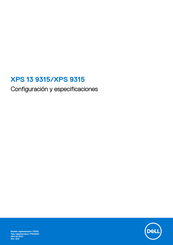 Dell XPS 9315 Configuración Y Especificaciones