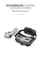 Dji GOGGLES INTEGRA MOTION COMBO Manual De Usuario