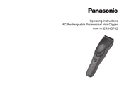 Panasonic ER-HGP82 Instrucciones De Funcionamiento