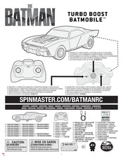 Spinmaster TURBO BOOST BATMOBILE Manual