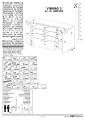 FMD Furniture VIBORG 3 4003-003 Instrucciones De Montaje