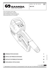 Samoa 365 310 Guía De Servicio Técnico Y Recambio