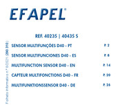 Efapel 40435 S Manual De Instrucciones