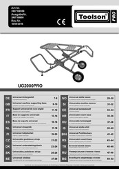 Toolson PRO UG2000PRO Traducción De Instrucciones Originales