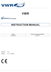 VWR VISICAM 85 Manual De Instrucciones