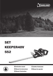 Garland SET KEEPER40V 552 Manual De Instrucciones