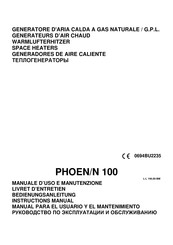 BIEMMEDUE PHOEN/N 100 Manual Para El Usuario Y El Mantenimiento