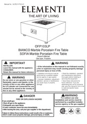 ELEMENTI OFP103LP Manual Del Propietário