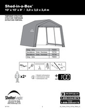 ShelterLogic Shed-in-a-Box Manual De Instrucciones