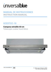 universalblue UCEXTCC-18 Manual De Instrucciones