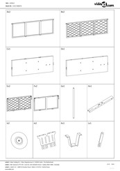 vidaXL 145813 Instrucciones De Montaje