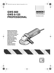 Bosch GWS 660 Professional Instrucciones De Servicio