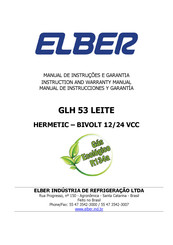 ELBER GLH 53 LEITE Manual De Instrucciones