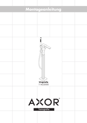 Hansgrohe AXOR Urquiola 11422000 Instrucciones De Montaje