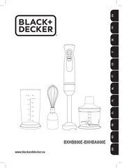 Black and Decker BXHBA800E Manual De Instrucciones