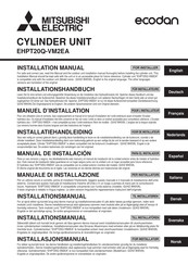 Mitsubishi Electric EHPT20Q-VM2EA Manual De Instalación