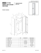 Uline H-1226 Manual De Instrucciones