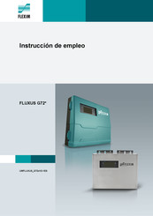 Flexim FLUXUS G72 Serie Instrucciones De Empleo