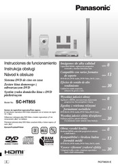 Panasonic SC-HT855 Instrucciones De Funcionamiento