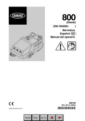Tennant 800 Manual Del Operario