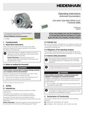 HEIDENHAIN ECN 424S Instrucciones De Uso