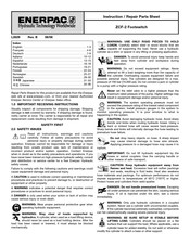 Enerpac ZCF-2 Hoja De Instrucciones