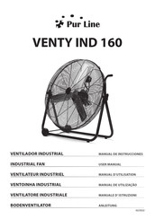 Pur Line VENTY IND 160 Manual De Instrucciones
