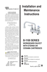 T&S B-1100 Serie Instrucciones De Instalación Y Mantenimiento