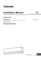 Toshiba RAV-GM1101KRTP-E Instrucciones De Montaje