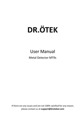 DR.ÖTEK MT9s Manual De Instrucciones