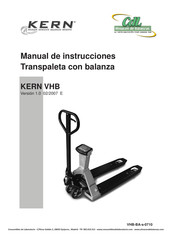 KERN VHB 2T1 Manual De Instrucciones